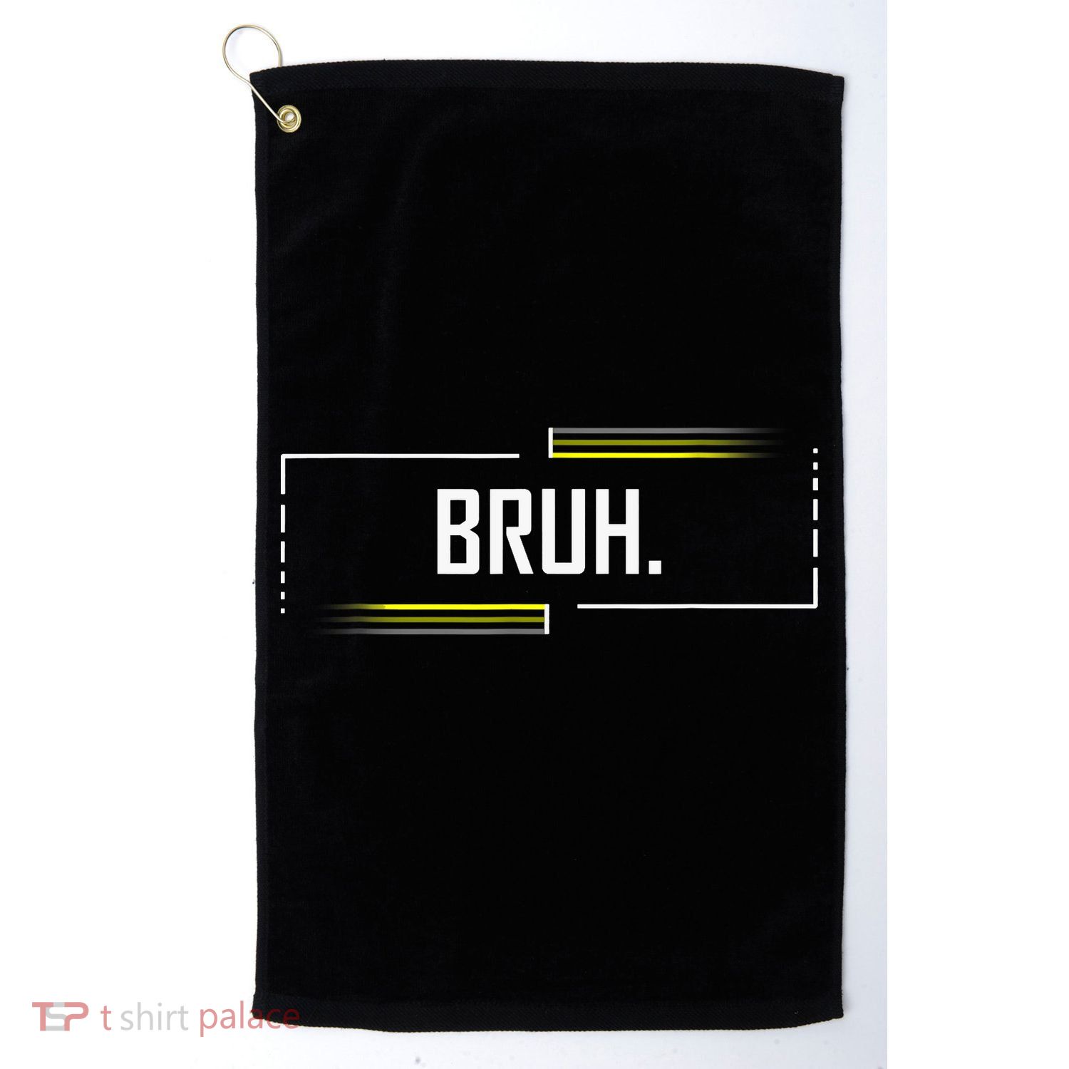 Bruh Meme Funny Saying Brother Greeting Funny Saying Teens Golf Towel
