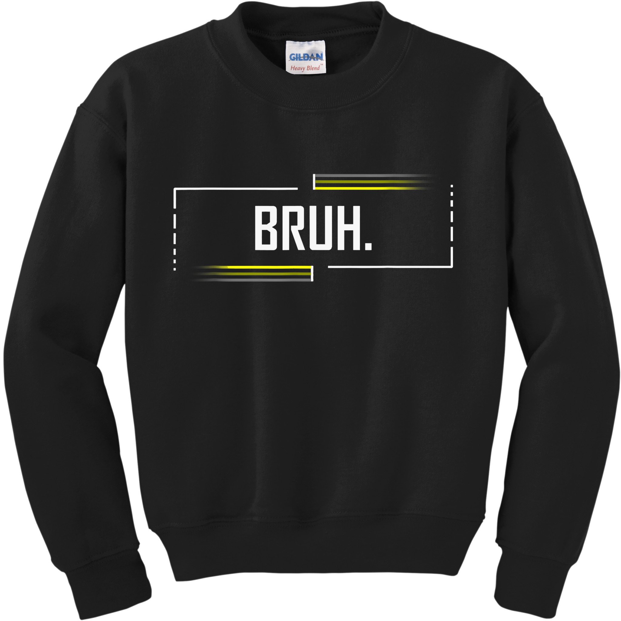 Bruh Meme Funny Saying Brother Greeting Funny Saying Teens Kids Sweatshirt