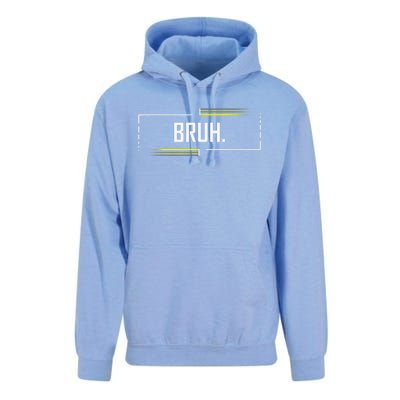 Bruh Meme Funny Saying Brother Greeting Funny Saying Teens Unisex Surf Hoodie