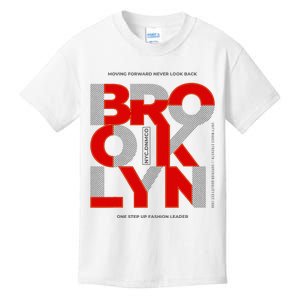 Brooklyn Moving Forward Never Look Back Kids T-Shirt