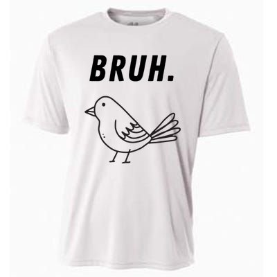 Bruh Meme Funny Saying Brother Greeting Teens Cooling Performance Crew T-Shirt