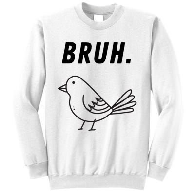 Bruh Meme Funny Saying Brother Greeting Teens Sweatshirt