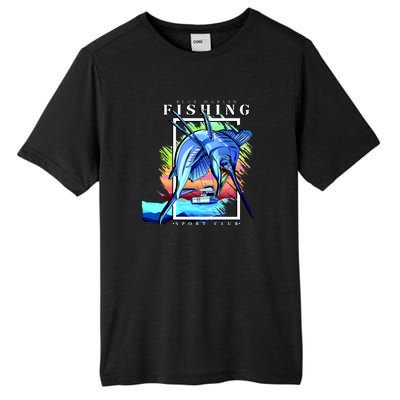 Blue Marlin Fishing Club Tall Fusion ChromaSoft Performance T-Shirt