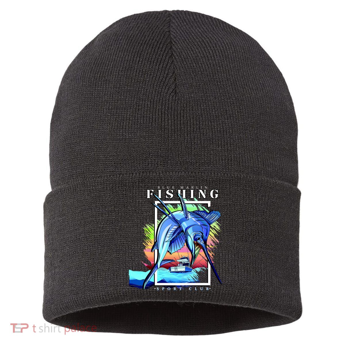 Blue Marlin Fishing Club Sustainable Knit Beanie