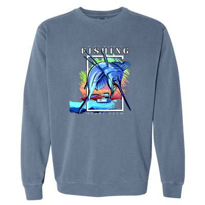 Blue Marlin Fishing Club Garment-Dyed Sweatshirt