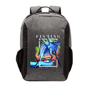 Blue Marlin Fishing Club Vector Backpack