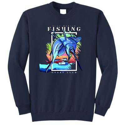 Blue Marlin Fishing Club Tall Sweatshirt