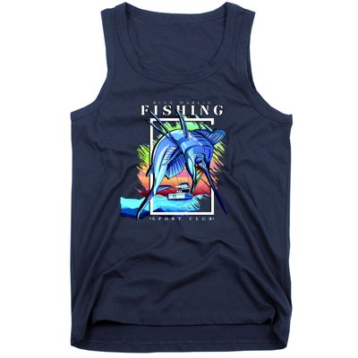 Blue Marlin Fishing Club Tank Top