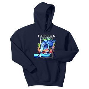 Blue Marlin Fishing Club Kids Hoodie