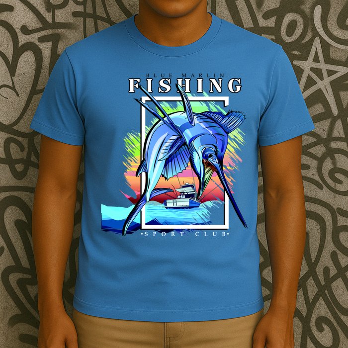 Blue Marlin Fishing Club T-Shirt