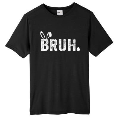 Bruh Meme Funny Saying Bro Greeting Teens Boy Easter Day Tall Fusion ChromaSoft Performance T-Shirt