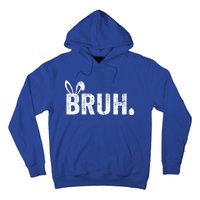 Bruh Meme Funny Saying Bro Greeting Teens Boy Easter Day Hoodie