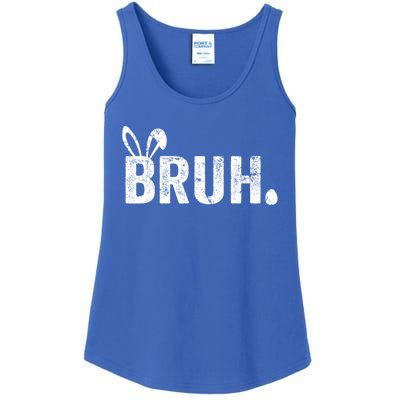 Bruh Meme Funny Saying Bro Greeting Teens Boy Easter Day Ladies Essential Tank