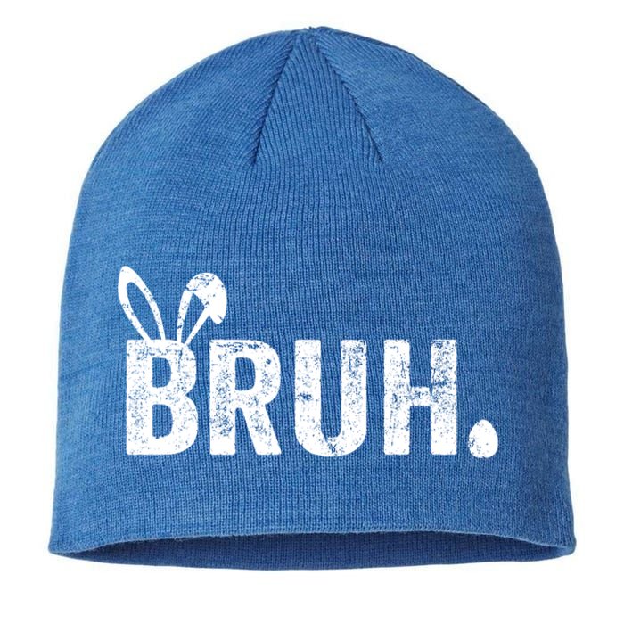 Bruh Meme Funny Saying Bro Greeting Teens Boy Easter Day Sustainable Beanie