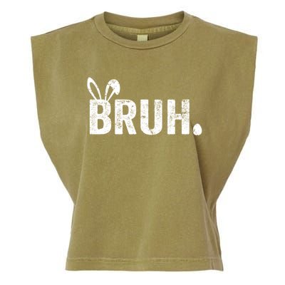 Bruh Meme Funny Saying Bro Greeting Teens Boy Easter Day Garment-Dyed Women's Muscle Tee