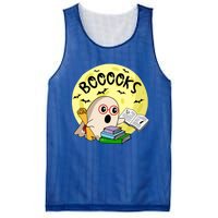 Boooks Moon Ghost Halloween Bookworm Reading Lover Gift Mesh Reversible Basketball Jersey Tank