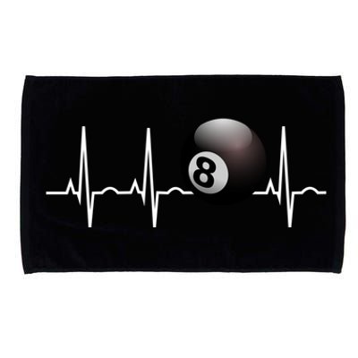 Billiards Meaningful Gift Eight Ball Meaningful Gift Great Gift Pool Player Gift Microfiber Hand Towel