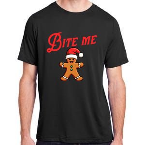 Bite Me Gingerbread Cookie Adult ChromaSoft Performance T-Shirt