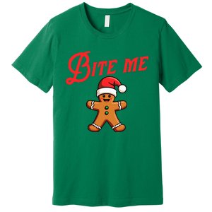 Bite Me Gingerbread Cookie Premium T-Shirt