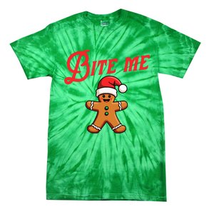 Bite Me Gingerbread Cookie Tie-Dye T-Shirt