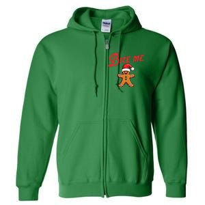 Bite Me Gingerbread Cookie Full Zip Hoodie