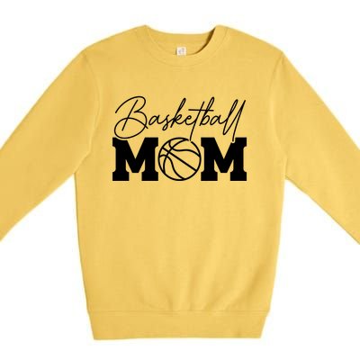 Basketball Mom Gift Premium Crewneck Sweatshirt