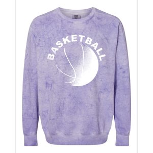 Basketball Meaningful Gift Great Gift For Basket Ball Fans Meaningful Gift Colorblast Crewneck Sweatshirt