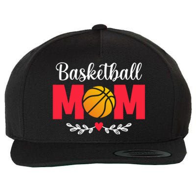 Basketball Mom Gift Wool Snapback Cap