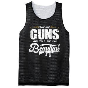 Buy Me Gun And Tell Me IM Beautiful Mesh Reversible Basketball Jersey Tank