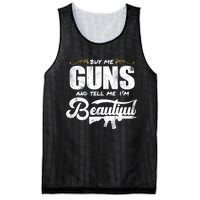 Buy Me Gun And Tell Me IM Beautiful Mesh Reversible Basketball Jersey Tank