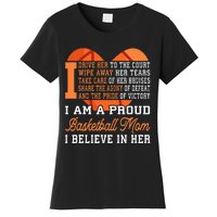 Basketball Mom Game Day Outfit Mothers Day Gift Women's T-Shirt