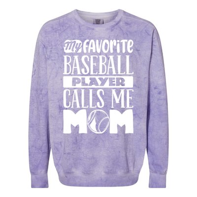 Baseball Mom Great Gift Baseball Lover Cool Gift Colorblast Crewneck Sweatshirt