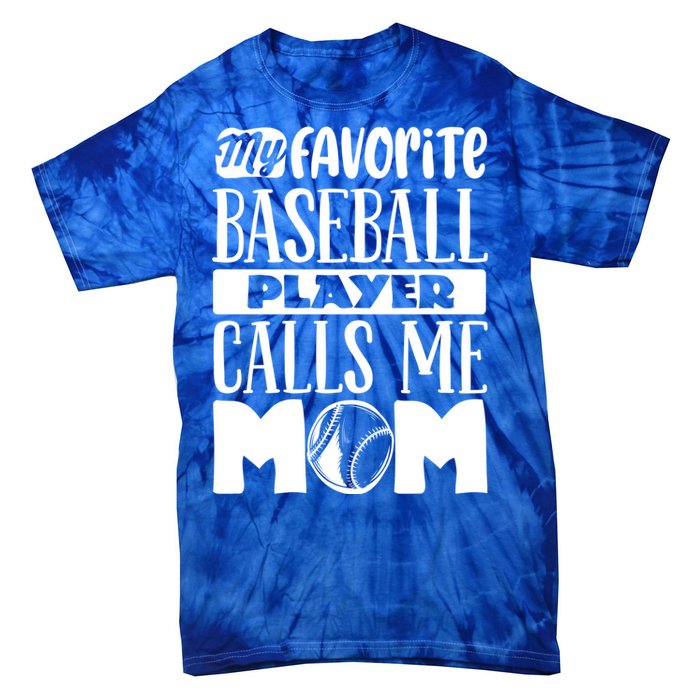 Baseball Mom Great Gift Baseball Lover Cool Gift Tie-Dye T-Shirt