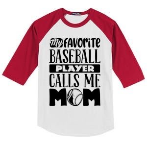 Baseball Mom Great Gift Baseball Lover Cool Gift Kids Colorblock Raglan Jersey