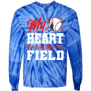 Baseball Mom Gift Baseball Lover Gift Tie-Dye Long Sleeve Shirt