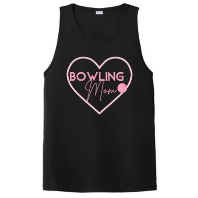 Bowling Mom Gift Cute Bowling GIfts Pink Bowling Ball PosiCharge Competitor Tank