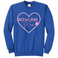 Bowling Mom Gift Cute Bowling GIfts Pink Bowling Ball Sweatshirt