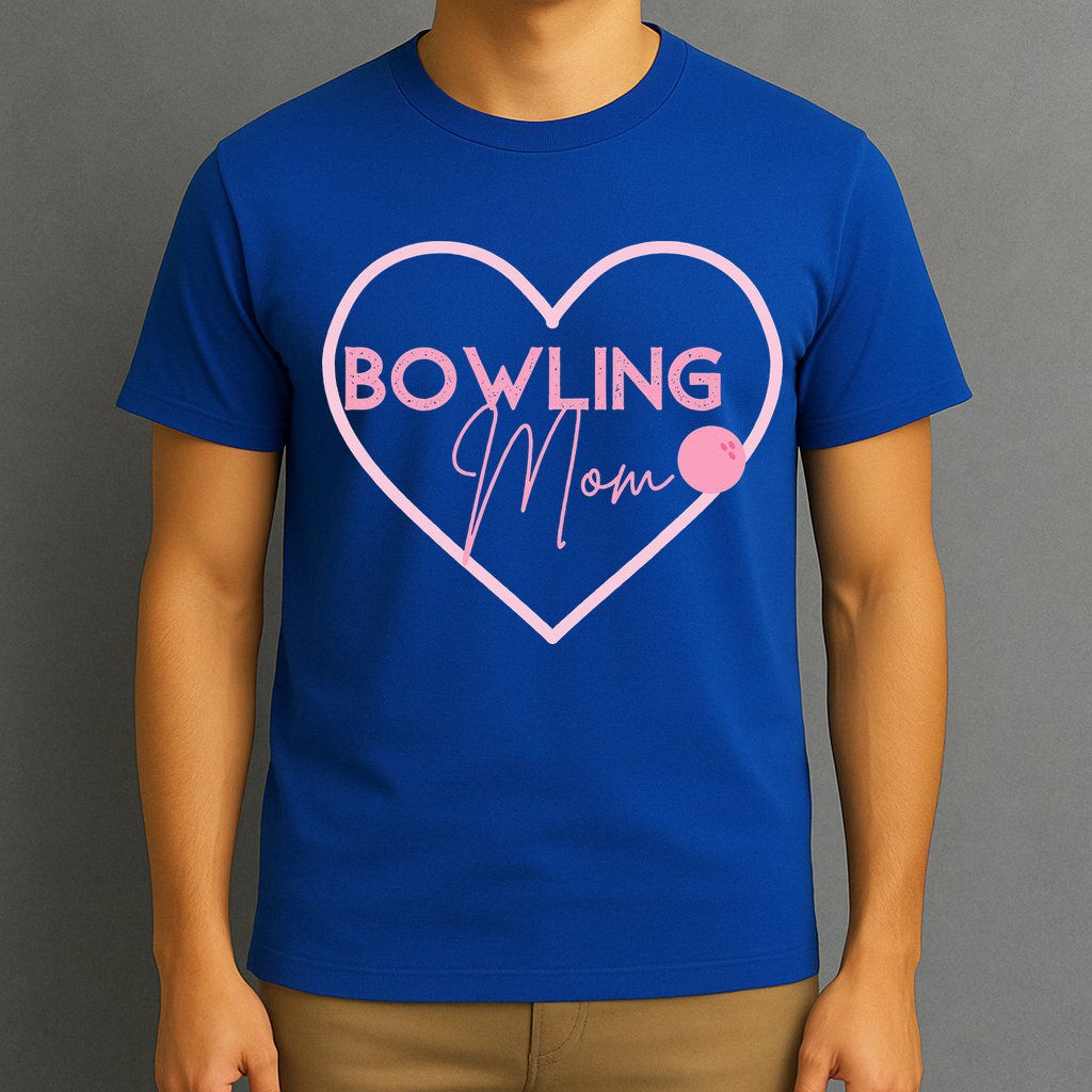Bowling Mom Gift Cute Bowling GIfts Pink Bowling Ball T-Shirt
