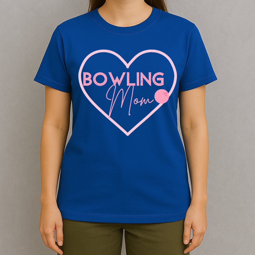 Bowling Mom Gift Cute Bowling GIfts Pink Bowling Ball T-Shirt