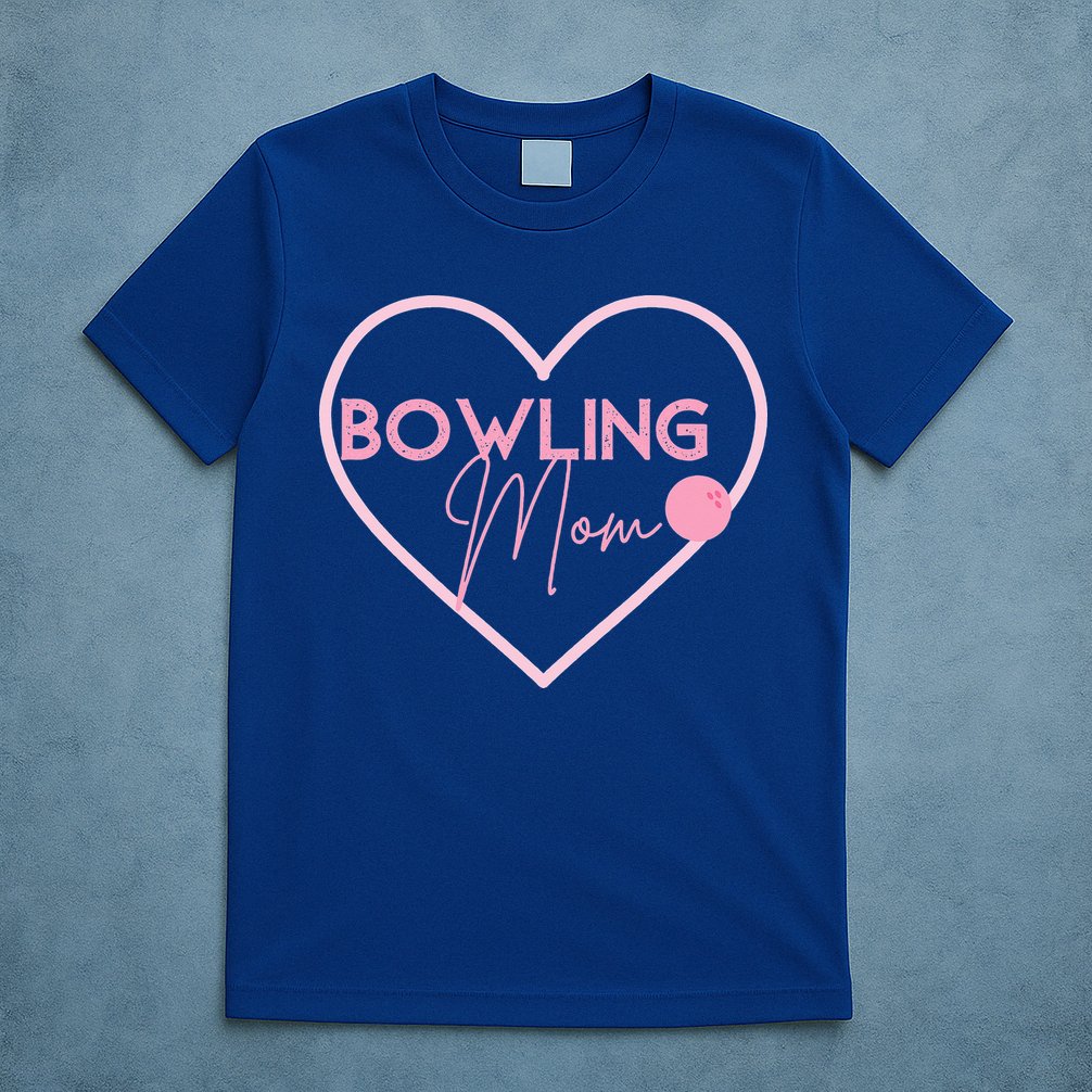 Bowling Mom Gift Cute Bowling GIfts Pink Bowling Ball T-Shirt