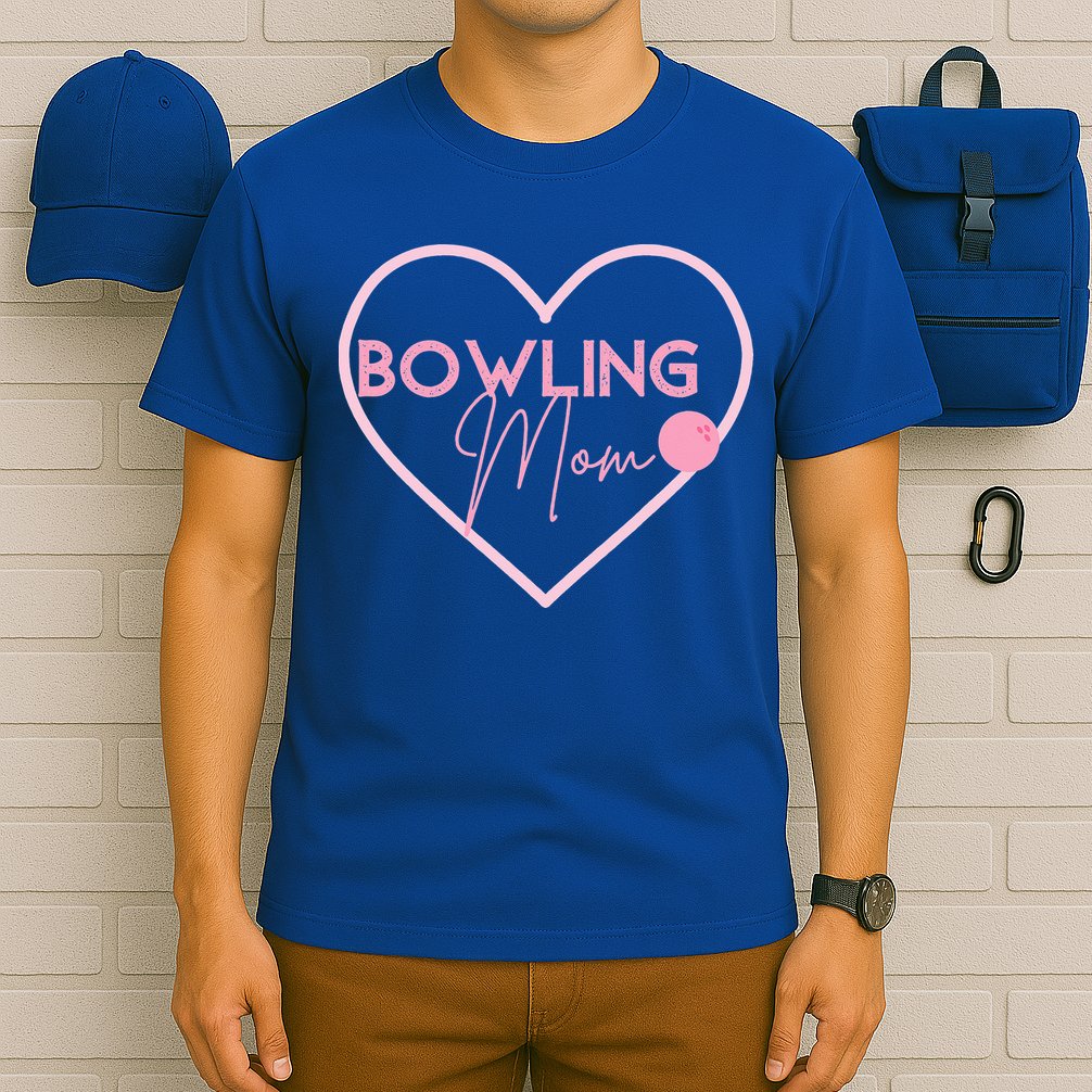 Bowling Mom Gift Cute Bowling GIfts Pink Bowling Ball T-Shirt