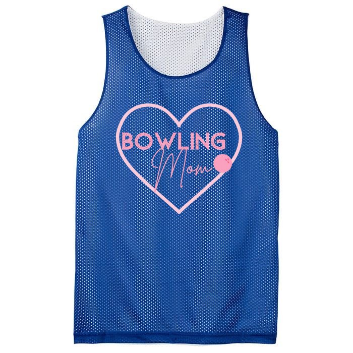 Bowling Mom Gift Cute Bowling GIfts Pink Bowling Ball Mesh Reversible Basketball Jersey Tank