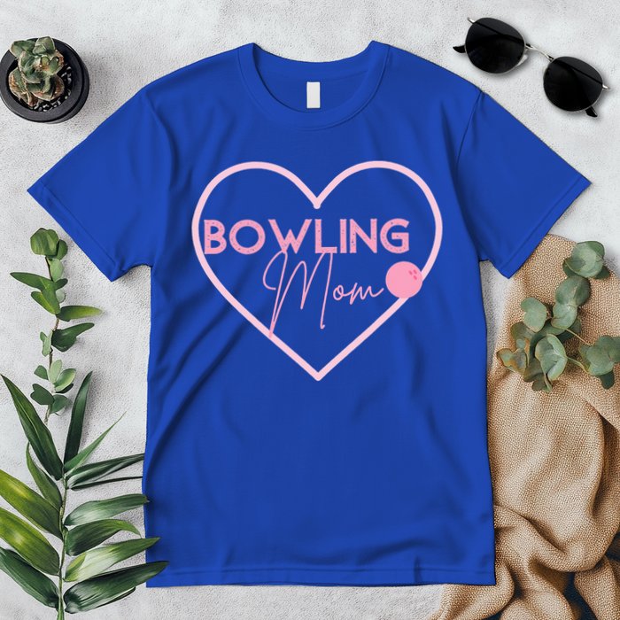 Bowling Mom Gift Cute Bowling GIfts Pink Bowling Ball Premium T-Shirt
