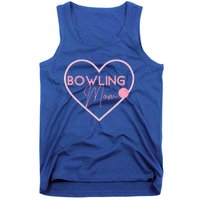 Bowling Mom Gift Cute Bowling GIfts Pink Bowling Ball Tank Top