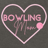 Bowling Mom Gift Cute Bowling GIfts Pink Bowling Ball Cotton Canvas Backpack