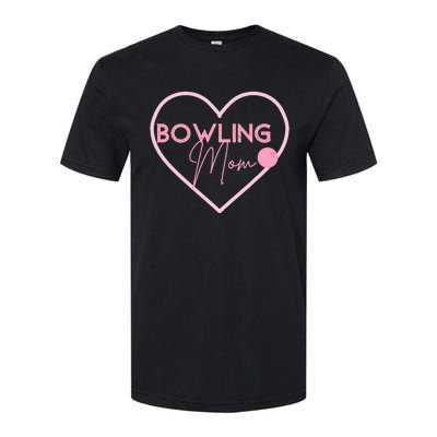 Bowling Mom Gift Cute Bowling GIfts Pink Bowling Ball Softstyle® CVC T-Shirt