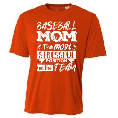 Baseball Mom Gift Baseball Lover Gift Cooling Performance Crew T-Shirt