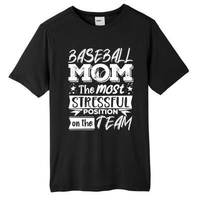 Baseball Mom Gift Baseball Lover Gift Tall Fusion ChromaSoft Performance T-Shirt