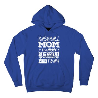 Baseball Mom Gift Baseball Lover Gift Hoodie