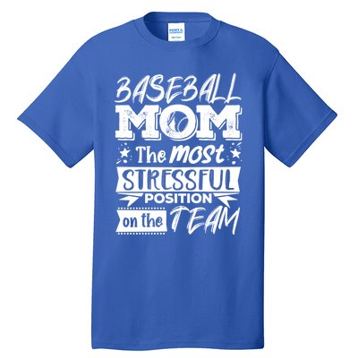 Baseball Mom Gift Baseball Lover Gift Tall T-Shirt